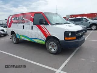 ✅ 2013 Chevrolet Express Cargo • VIN: 1GCWGFCG9D1126844 • Lot: 42710968. Listed on IAAI with 196,926 mi. Free auction sales archive from the USA and detailed vehicle history report at DreamBid. Image 1.