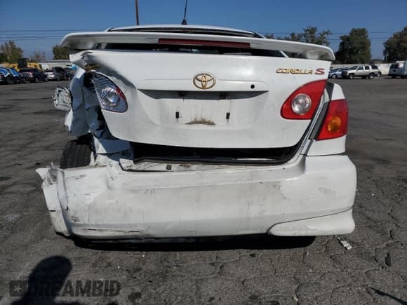 ✅ 2003 Toyota Corolla S • VIN: 1NXBR32E43Z044469 • Lot: 84293555. Listed on Copart with 160,064 mi. Free auction sales archive from the USA and detailed vehicle history report at DreamBid. Image 6.