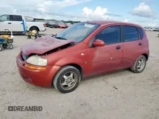2007 Chevrolet Aveo LS z VIN KL1TD66697B703022, wystawiony jako Copart lot #62301515 z przebiegiem 124 668 mil mil oraz Szkoda całkowita • Salvage title. Historia ofert i sprzedaży dostępna na DreamBid. Obrazek 1.
