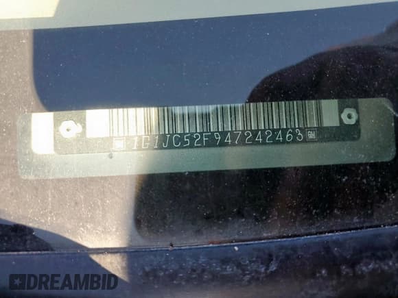 ✅ 2004 Chevrolet Cavalier • VIN: 1G1JC52F947242463 • Lot: 85306765. Listed on Copart with Not provided. Free auction sales archive from the USA and detailed vehicle history report at DreamBid. Image 12.