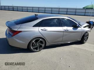 ✅ 2023 Hyundai Elantra N Line • VIN: KMHLR4AF8PU542264 • Lot: 85589545. Listed on Copart with 17,705 mi. Free auction sales archive from the USA and detailed vehicle history report at DreamBid. Image 3.