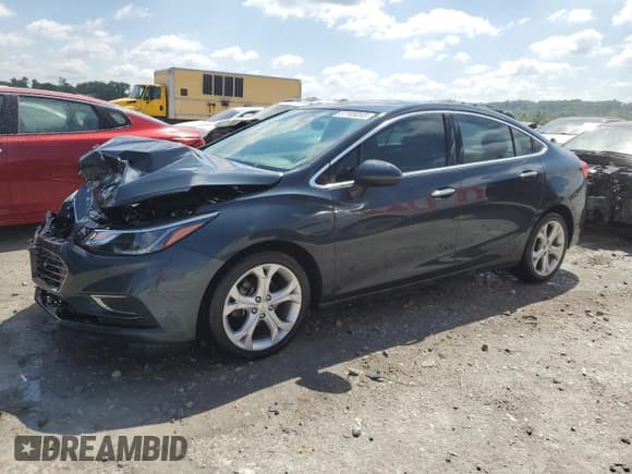 ✅ 2017 Chevrolet Cruze Premier • VIN: 3G1BF5SM9HS503902 • Lot: 57109203. Listed on Copart with 156,329 mi. Free auction sales archive from the USA and detailed vehicle history report at DreamBid. Image 1.