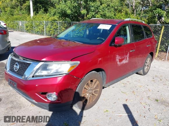 ✅ 2016 Nissan Pathfinder Platinum • VIN: 5N1AR2MN8GC607828 • Lot: 43678283. Listed on IAAI with 228,580 mi. Free auction sales archive from the USA and detailed vehicle history report at DreamBid. Image 17.