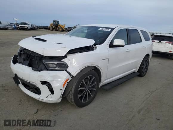2022 Dodge Durango R/T with VIN 1C4SDHCT6NC130193, listed as a Copart auction lot 45691355 with 73,865 mi miles and Salvage title. Bid and sale history available at DreamBid. Image 1.