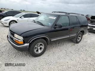 1998 Chevrolet Blazer LS with VIN 1GNCS13W8W2286004, listed as a Copart auction lot 55123135 with 182,347 mi miles and Salvage title. Bid and sale history available at DreamBid. Image 1.