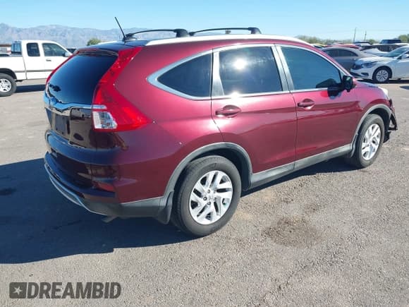 ✅ 2015 Honda CR-V EX-L • VIN: 2HKRM3H7XFH557041 • Lot: 43561107. Listed on IAAI with 146,461 mi. Free auction sales archive from the USA and detailed vehicle history report at DreamBid. Image 4.