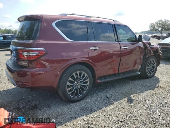 ✅ 2024 Nissan Armada Platinum • VIN: JN8AY2DA9R9415391 • Lot: 55771265. Wystawiony na Copart z przebiegiem 16 130 mil. Bezpłatny archiwum sprzedaży aukcyjnych z USA i szczegółowy raport historii pojazdu na DreamBid. Zdjęcie 3.