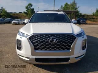 ✅ 2022 Hyundai Palisade Calligraphy • VIN: KM8R7DHE7NU485372 • Лот: 61354583. Опубликован ранее на Copart с пробегом 14 565 миль. Бесплатный доступ к архиву аукционных продаж из США и подробный отчёт об истории автомобиля на DreamBid. Изображение 5.