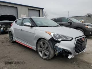 ✅ 2014 Hyundai Veloster Turbo • VIN: KMHTC6AE2EU201573 • Lot: 84893944. Wystawiony na Copart z przebiegiem 126 519 mil. Bezpłatny archiwum sprzedaży aukcyjnych z USA i szczegółowy raport historii pojazdu na DreamBid. Zdjęcie 4.