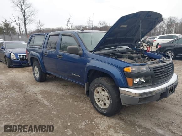 ✅ 2005 GMC Canyon 1SF SLE Z71 • VIN: 1GTDT136958153905 • Lot: 43911013. Listed on IAAI with 179,264 mi. Free auction sales archive from the USA and detailed vehicle history report at DreamBid. Image 1.