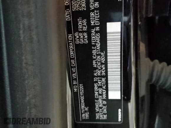 ✅ 2012 Volvo S80 3.0L • VIN: YV1902AH0C1152201 • Лот: 86698174. Опубликован ранее на Copart с пробегом 97 389 миль. Бесплатный доступ к архиву аукционных продаж из США и подробный отчёт об истории автомобиля на DreamBid. Изображение 12.