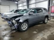 ✅ 2021 Chevrolet Traverse LT Cloth • VIN: 1GNEVGKW2MJ192093 • Lot: 84745035. Wystawiony na Copart z przebiegiem 106 829 mil. Bezpłatny archiwum sprzedaży aukcyjnych z USA i szczegółowy raport historii pojazdu na DreamBid. Zdjęcie 1.