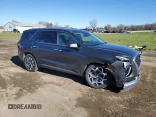 ✅ 2021 Hyundai Palisade Calligraphy • VIN: KM8R7DHE7MU312515 • Лот: 79095094. Опубликован ранее на Copart с пробегом 57 356 миль. Бесплатный доступ к архиву аукционных продаж из США и подробный отчёт об истории автомобиля на DreamBid. Изображение 4.
