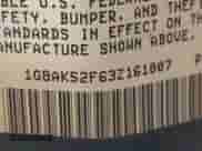 2003 Saturn ION ION 3 with VIN 1G8AK52F63Z161007, listed as a IAAI auction lot 42584960 with 302,121 mi miles and . Bid and sale history available at DreamBid. Image 9.