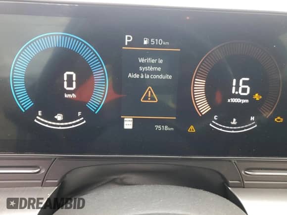 2024 Hyundai Kona SEL with VIN KM8HB3ABXRU142243, listed as a Copart auction lot 82761884 with 7,518 mi miles and Salvage title. Bid and sale history available at DreamBid. Image 9.