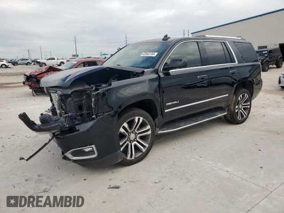 ✅ 2017 GMC Yukon Denali • VIN: 1GKS1CKJ9HR390072 • Lot: 63563155. Listed on Copart with 96,343 mi. Free auction sales archive from the USA and detailed vehicle history report at DreamBid. Image 1.