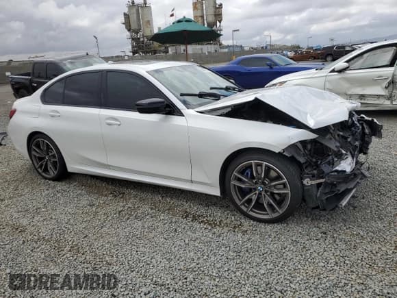 ✅ 2022 BMW 3 Series M340i xDrive • VIN: 3MW5U9J03N8C50419 • Lot: 54920175. Listed on Copart with 11,875 mi. Free auction sales archive from the USA and detailed vehicle history report at DreamBid. Image 4.