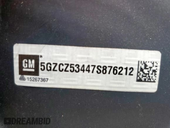 ✅ 2007 Saturn VUE V6 • VIN: 5GZCZ53447S876212 • Lot: 56625455. Wystawiony na Copart z przebiegiem 160 171 mil. Bezpłatny archiwum sprzedaży aukcyjnych z USA i szczegółowy raport historii pojazdu na DreamBid. Zdjęcie 13.