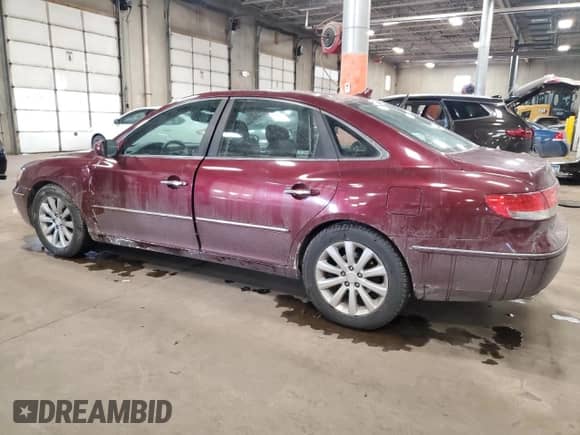 2009 Hyundai Azera GLS с VIN KMHFC46D39A372227, выставлен на аукционе Copart как лот 45176155 с пробегом 107 993 миль миль и На запчасти • Non repairable. История ставок и продаж доступна на DreamBid. Изображение 2.