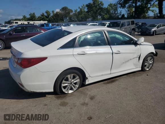 2014 Hyundai Sonata GLS with VIN 5NPEB4AC2EH938379, listed as a Copart auction lot 68777355 with 91,651 mi miles and Salvage title. Bid and sale history available at DreamBid. Image 3.