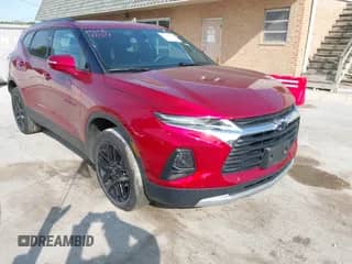 2022 Chevrolet Blazer LT with VIN 3GNKBCR48NS145143, listed as a IAAI auction lot 43184054 with 40,134 mi miles and . Bid and sale history available at DreamBid. Image 1.