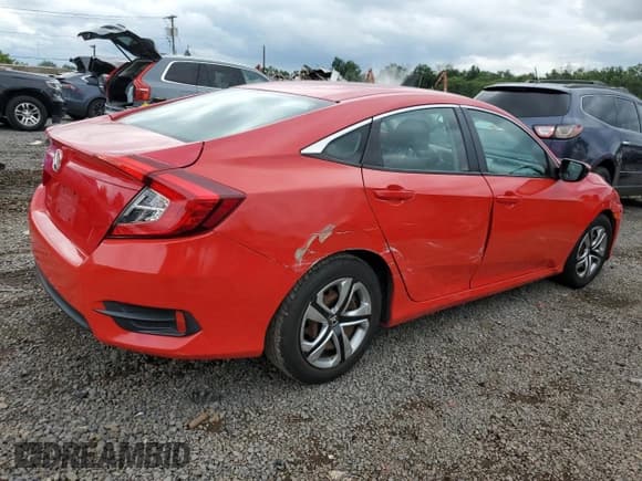 ✅ 2016 Honda Civic LX • VIN: 2HGFC2F55GH513820 • Lot: 67256525. Listed on Copart with 109,956 mi. Free auction sales archive from the USA and detailed vehicle history report at DreamBid. Image 3.