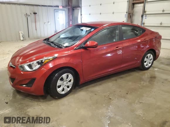 ✅ 2016 Hyundai Elantra SE • VIN: 5NPDH4AE1GH683836 • Lot: 49046745. Listed on Copart with 113,470 mi. Free auction sales archive from the USA and detailed vehicle history report at DreamBid. Image 1.