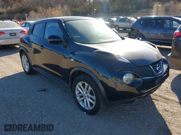 ✅ 2013 Nissan Juke S • VIN: JN8AF5MV1DT215191 • Lot: 43713622. Listed on IAAI with 131,958 mi. Free auction sales archive from the USA and detailed vehicle history report at DreamBid. Image 1.