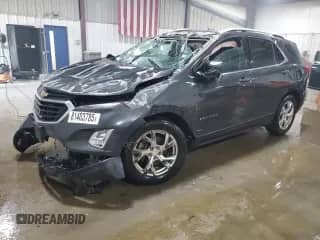 2018 Chevrolet Equinox LT с VIN 2GNAXKEX9J6294774, выставлен на аукционе Copart как лот 81403785 с пробегом 46 907 миль миль и Списание • Salvage title. История ставок и продаж доступна на DreamBid. Изображение 1.
