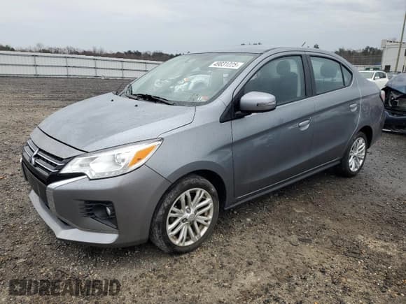 ✅ 2023 Mitsubishi Mirage SE • VIN: ML32FVFJ4PHF02855 • Lot: 49831225. Wystawiony na Copart z przebiegiem 26 251 mil. Bezpłatny archiwum sprzedaży aukcyjnych z USA i szczegółowy raport historii pojazdu na DreamBid. Zdjęcie 1.