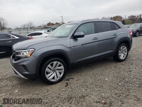 ✅ 2022 Volkswagen Atlas SE • VIN: 1V2HE2CA1NC218036 • Lot: 91275315. Listed on Copart with 76,919 mi. Free auction sales archive from the USA and detailed vehicle history report at DreamBid. Image 1.