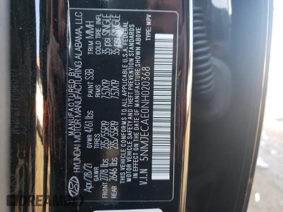 ✅ 2022 Hyundai Tucson Limited • VIN: 5NMJECAE0NH020368 • Lot: 68484152. Wystawiony na Copart z przebiegiem 11 887 mil. Bezpłatny archiwum sprzedaży aukcyjnych z USA i szczegółowy raport historii pojazdu na DreamBid. Zdjęcie 14.