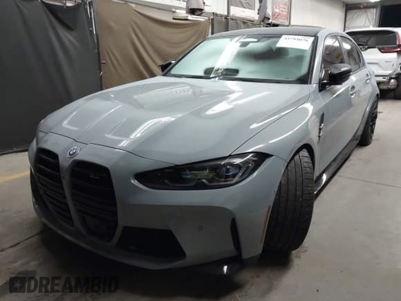 ✅ 2023 BMW M3 Competition xDrive • VIN: WBS43AY03PFP95645 • Lot: 43794076. Listed on IAAI with 18,591 mi. Free auction sales archive from the USA and detailed vehicle history report at DreamBid. Image 2.