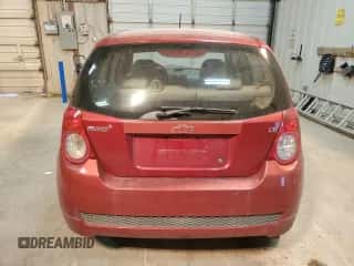 2009 Chevrolet Aveo 1LT z VIN KL1TD66E79B646149, wystawiony jako Copart lot #87581235 z przebiegiem 156 634 mil mil oraz Szkoda całkowita • Salvage title. Historia ofert i sprzedaży dostępna na DreamBid. Obrazek 6.