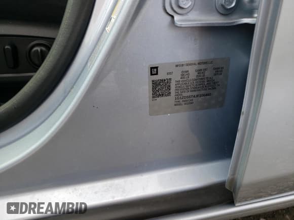 ✅ 2018 Chevrolet Malibu LT • VIN: 1G1ZD5ST4JF106460 • Lot: 81982285. Listed on Copart with 48,552 mi. Free auction sales archive from the USA and detailed vehicle history report at DreamBid. Image 12.