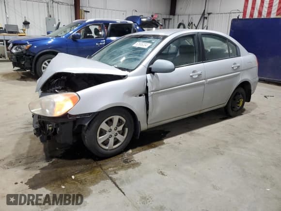 ✅ 2008 Hyundai Accent GLS • VIN: KMHCN46C98U204531 • Лот: 89265225. Опубликован ранее на Copart с пробегом 160 772 миль. Бесплатный доступ к архиву аукционных продаж из США и подробный отчёт об истории автомобиля на DreamBid. Изображение 1.