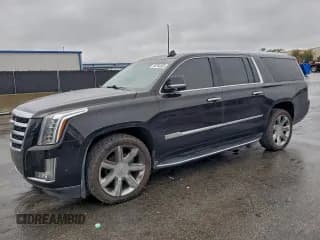 ✅ 2017 Cadillac Escalade ESV Luxury • VIN: 1GYS4HKJ3HR128347 • Lot: 95764855. Listed on Copart with 182,683 mi. Free auction sales archive from the USA and detailed vehicle history report at DreamBid. Image 1.