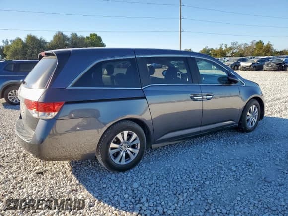 ✅ 2014 Honda Odyssey EX-L • VIN: 5FNRL5H68EB079706 • Lot: 90538015. Listed on Copart with 156,767 mi. Free auction sales archive from the USA and detailed vehicle history report at DreamBid. Image 3.