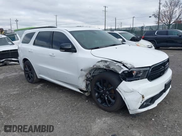 ✅ 2018 Dodge Durango GT • VIN: 1C4RDJDG7JC271405 • Lot: 43659521. Listed on IAAI with 84,984 mi. Free auction sales archive from the USA and detailed vehicle history report at DreamBid. Image 1.