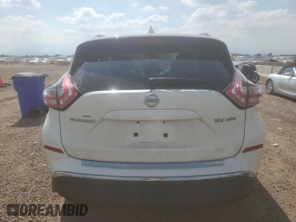 ✅ 2017 Nissan Murano SV • VIN: 5N1AZ2MH8HN107460 • Lot: 63145805. Wystawiony na Copart z przebiegiem 148 093 mil. Bezpłatny archiwum sprzedaży aukcyjnych z USA i szczegółowy raport historii pojazdu na DreamBid. Zdjęcie 6.