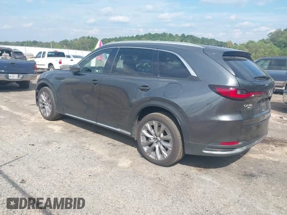 ✅ 2024 Mazda CX-90 Premium • VIN: JM3KKDHD1R1142308 • Lot: 43282823. Listed on IAAI with 49,680 mi. Free auction sales archive from the USA and detailed vehicle history report at DreamBid. Image 3.