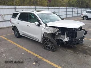 ✅ 2023 Hyundai Palisade Calligraphy • VIN: KM8R7DGE9PU545673 • Лот: 43459826. Опубликован ранее на IAAI с пробегом 17 838 миль. Бесплатный доступ к архиву аукционных продаж из США и подробный отчёт об истории автомобиля на DreamBid. Изображение 1.