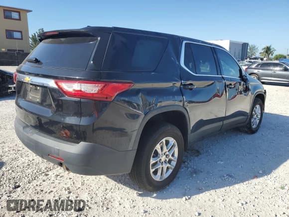 ✅ 2020 Chevrolet Traverse LS • VIN: 1GNERFKWXLJ303440 • Lot: 84787885. Listed on Copart with Not provided. Free auction sales archive from the USA and detailed vehicle history report at DreamBid. Image 3.