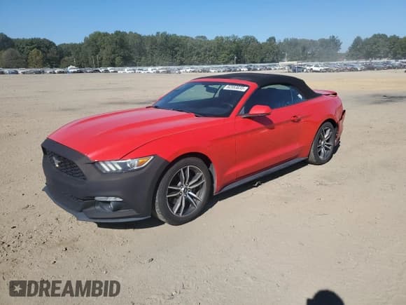 ✅ 2016 Ford Mustang EcoBoost Premium • VIN: 1FATP8UH7G5295754 • Lot: 82553835. Listed on Copart with 204,000 mi. Free auction sales archive from the USA and detailed vehicle history report at DreamBid. Image 1.