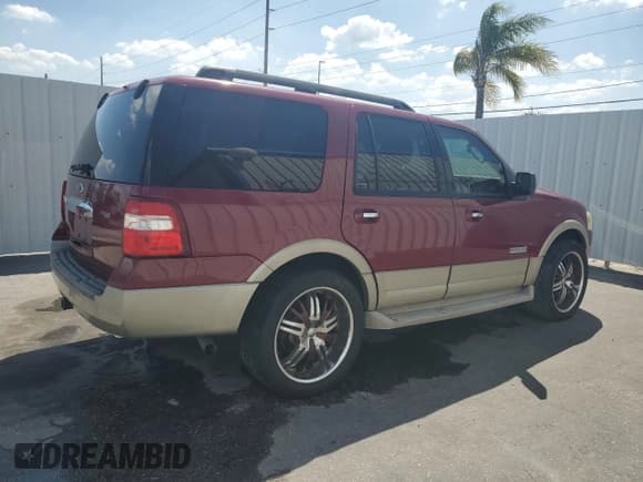 ✅ 2007 Ford Expedition Eddie Bauer • VIN: 1FMFU17587LA36433 • Lot: 51516465. Listed on Copart with Not provided. Free auction sales archive from the USA and detailed vehicle history report at DreamBid. Image 3.
