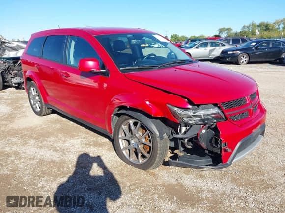 ✅ 2015 Dodge Journey R/T • VIN: 3C4PDDEG0FT584864 • Lot: 43405021. Listed on IAAI with 137,817 mi. Free auction sales archive from the USA and detailed vehicle history report at DreamBid. Image 1.