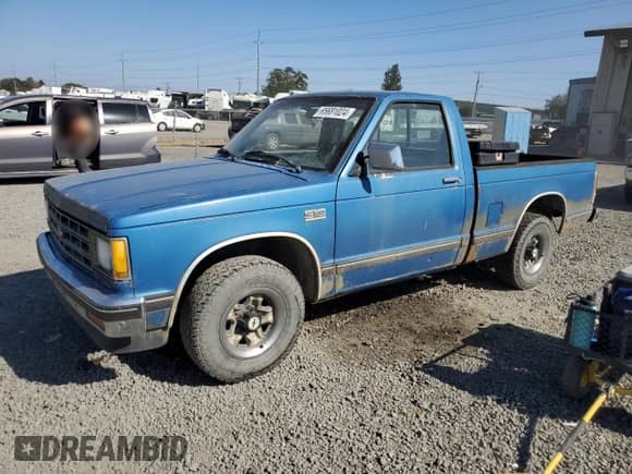 1989 Chevrolet S-10 X96 с VIN 1GCCS14Z0K8170935, выставлен на аукционе Copart как лот 65681024 с пробегом 220 086 миль миль и Чистый • Clean title. История ставок и продаж доступна на DreamBid. Изображение 1.