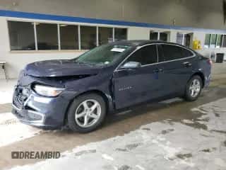 2017 Chevrolet Malibu LS z VIN 1G1ZC5ST0HF258524, wystawiony jako Copart lot #81289485 z przebiegiem 113 519 mil mil oraz Szkoda całkowita • Salvage title. Historia ofert i sprzedaży dostępna na DreamBid. Obrazek 1.