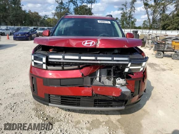 2025 Hyundai Santa Fe SEL с VIN 5NMP24GL2SH074197, выставлен на аукционе Copart как лот 43800715 с пробегом 5 852 миль миль и Списание • Salvage title. История ставок и продаж доступна на DreamBid. Изображение 5.