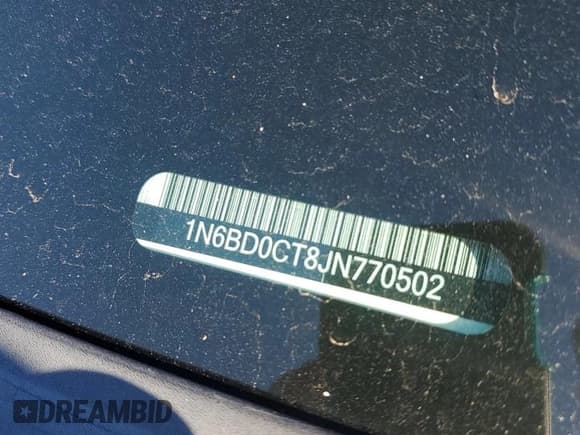 ✅ 2018 Nissan Frontier S • VIN: 1N6BD0CT8JN770502 • Лот: 90344925. Опубликован ранее на Copart с пробегом 202 619 миль. Бесплатный доступ к архиву аукционных продаж из США и подробный отчёт об истории автомобиля на DreamBid. Изображение 12.